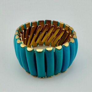 1950's Hong Kong Lucite Expandable Accordion Bracelet
